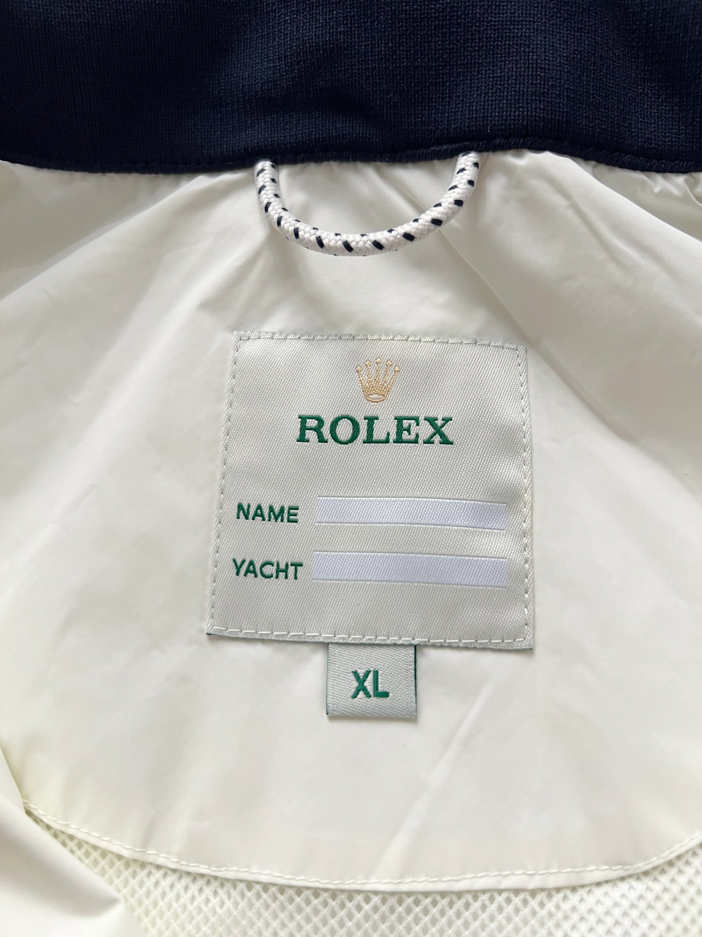 CREME ROLEX YACHT JACKET - 2000S - XL