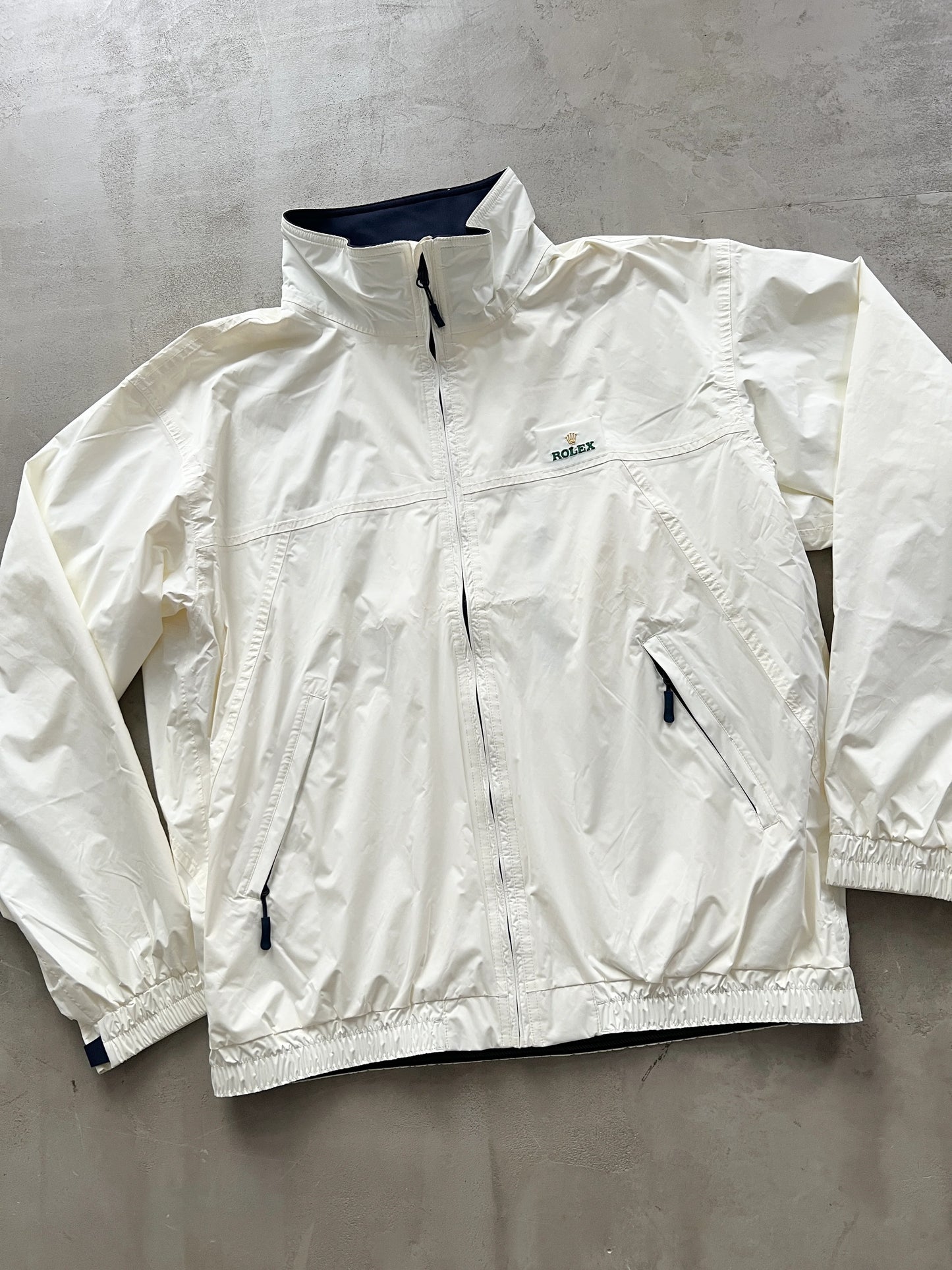 CREME ROLEX YACHT JACKET - 2000S - XL