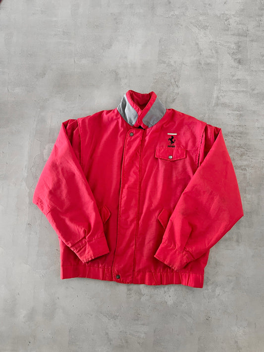RED FERRARI JACKET - 1990S - XL/L