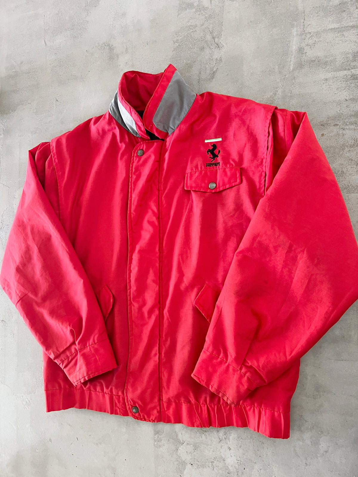 RED FERRARI JACKET - 1990S - XL/L