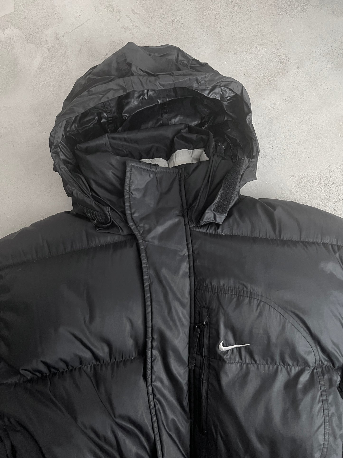 BLACK NIKE PUFFER - 2000S - L/M