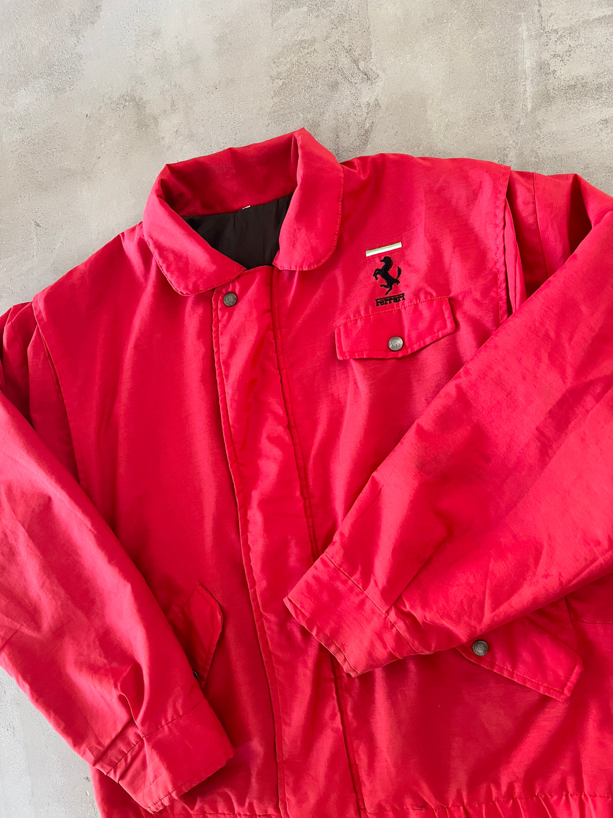 RED FERRARI JACKET - 1990S - XL/L