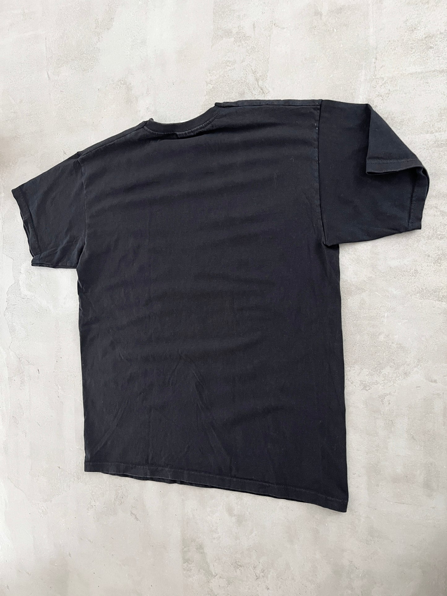 BLACK US ARMY TEE - 1990S - L