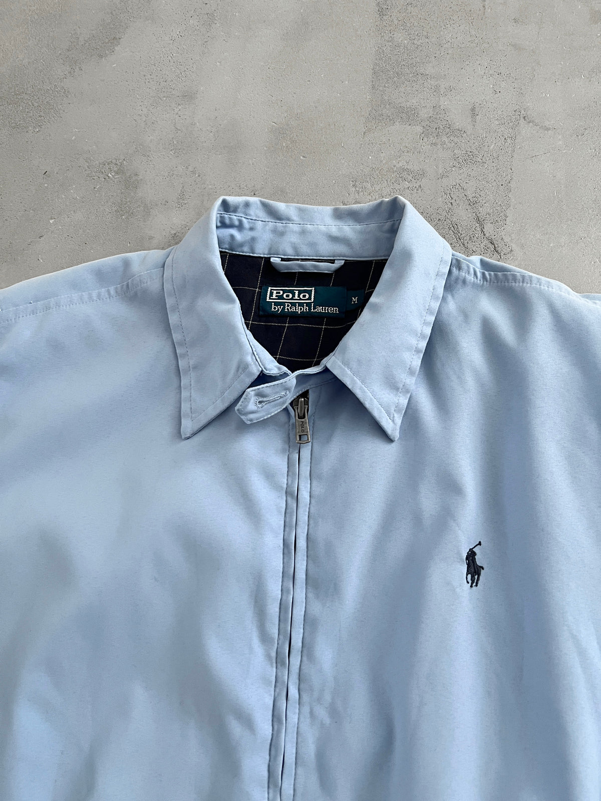 BABY BLUE RALPH LAUREN JACKET - 2000S - M