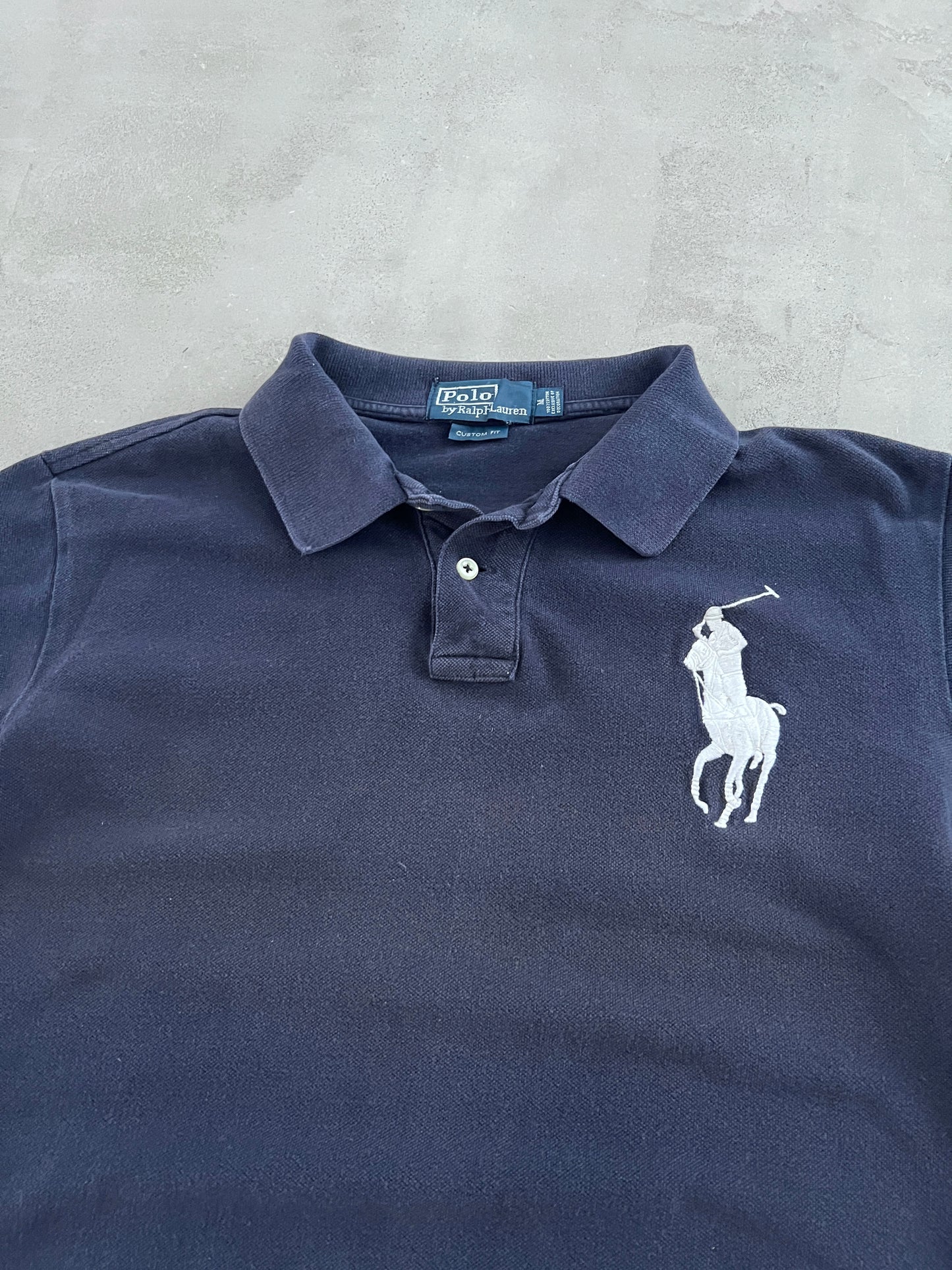 NAVY RALPH LAUREN LONGSLEEVE - 2000S - S
