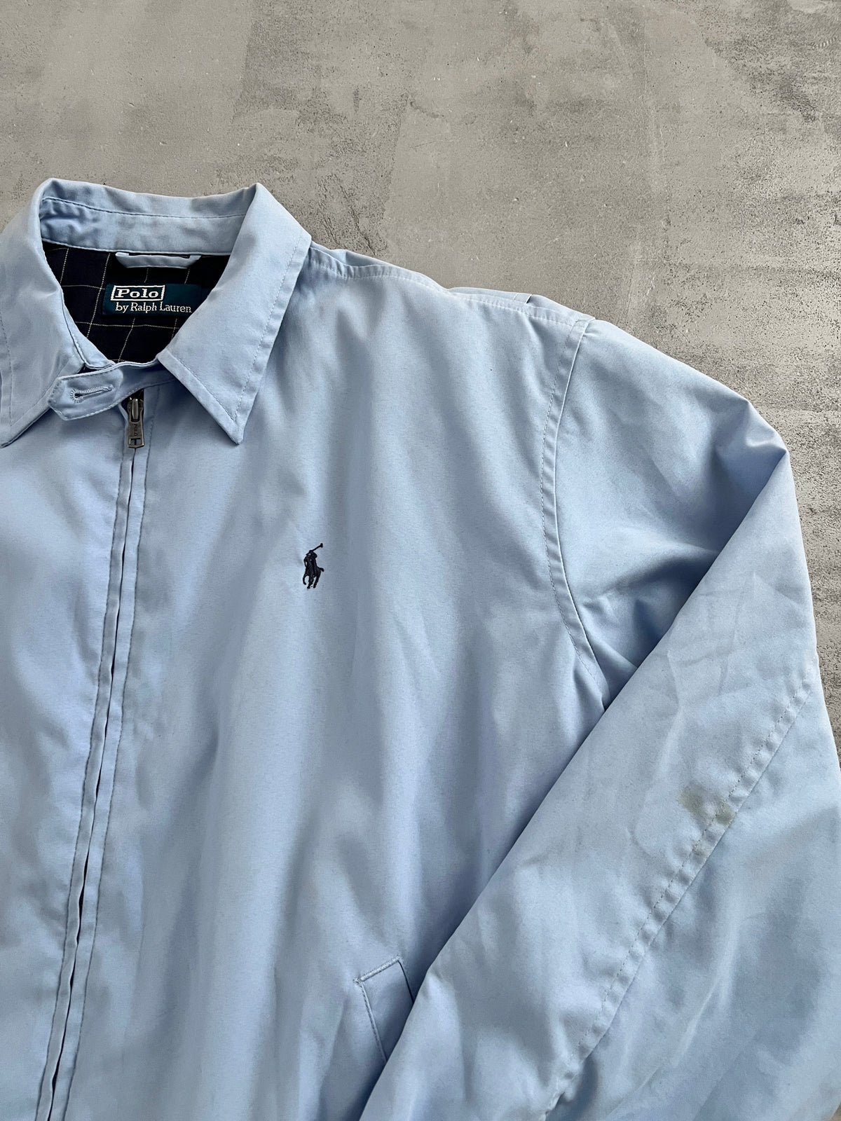 BABY BLUE RALPH LAUREN JACKET - 2000S - M