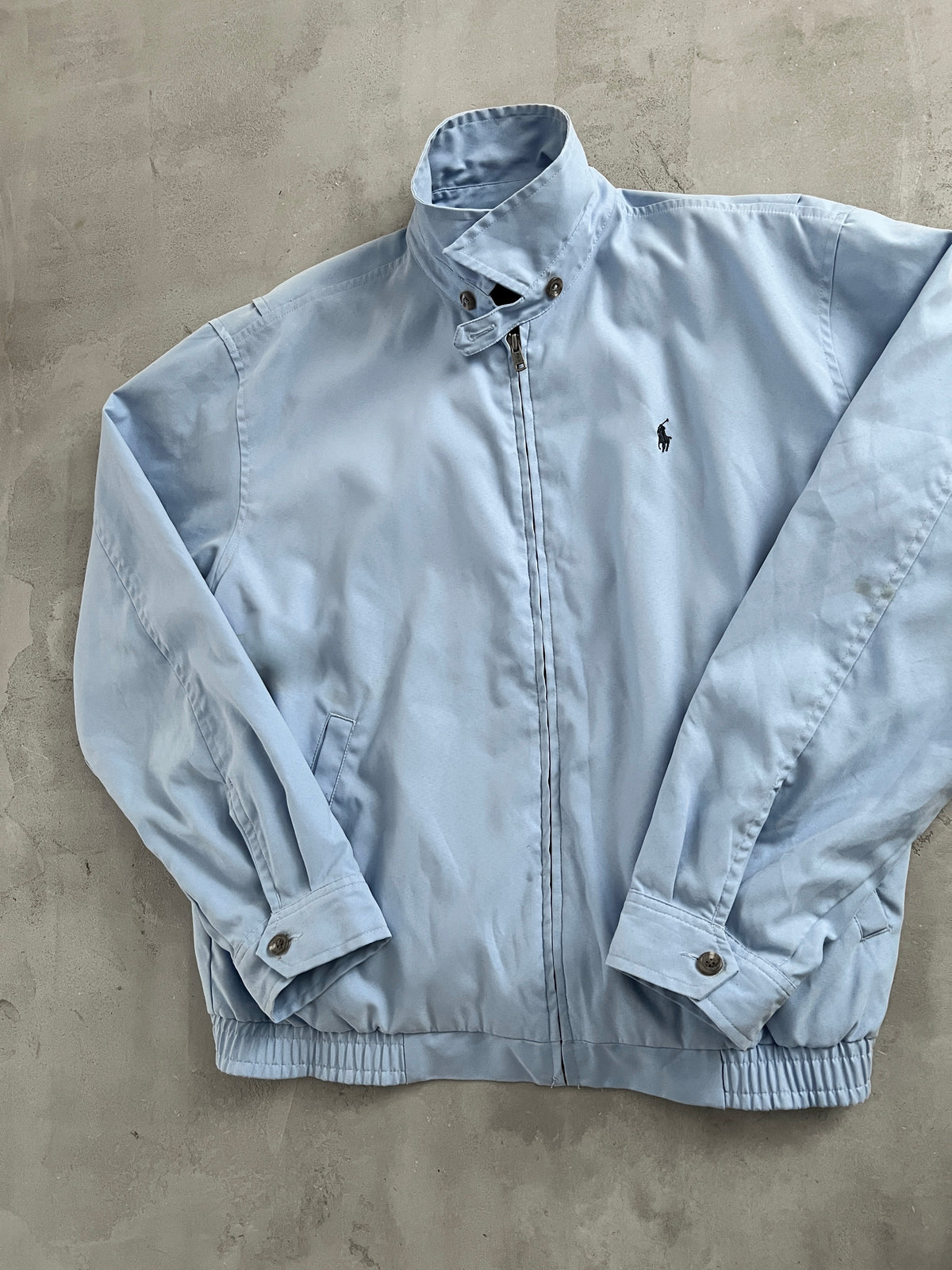BABY BLUE RALPH LAUREN JACKET - 2000S - M