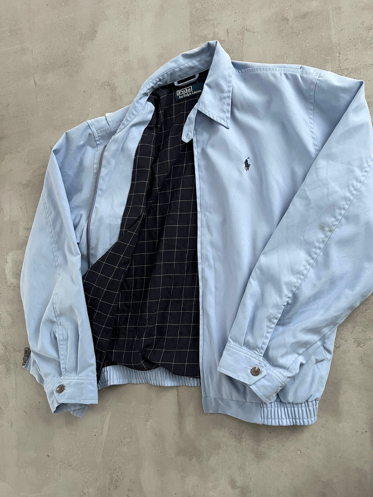 BABY BLUE RALPH LAUREN JACKET - 2000S - M