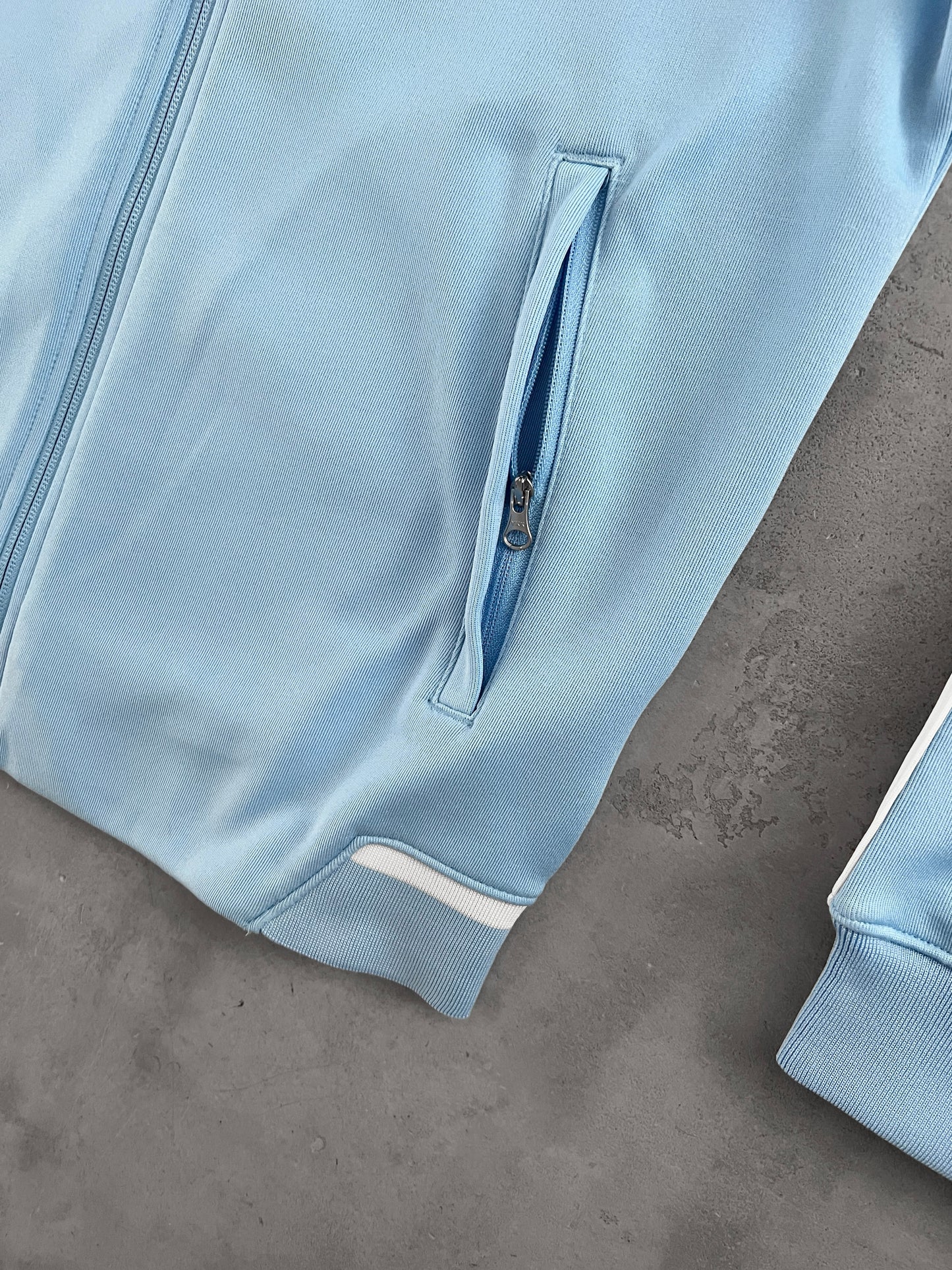 BABY BLUE MANCHESTER CITY NIKE JACKET - 2000S - M