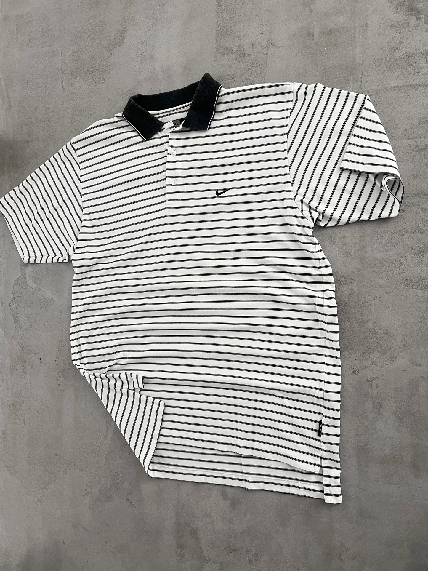WHITE NIKE GOLF POLO - 2000S - XL