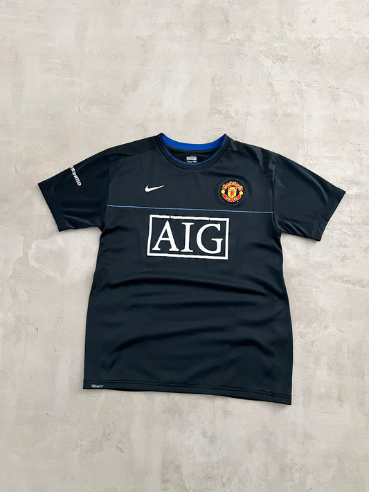 BLACK MANCHESTER UNITED NIKE JERSEY - 2000S - L/M