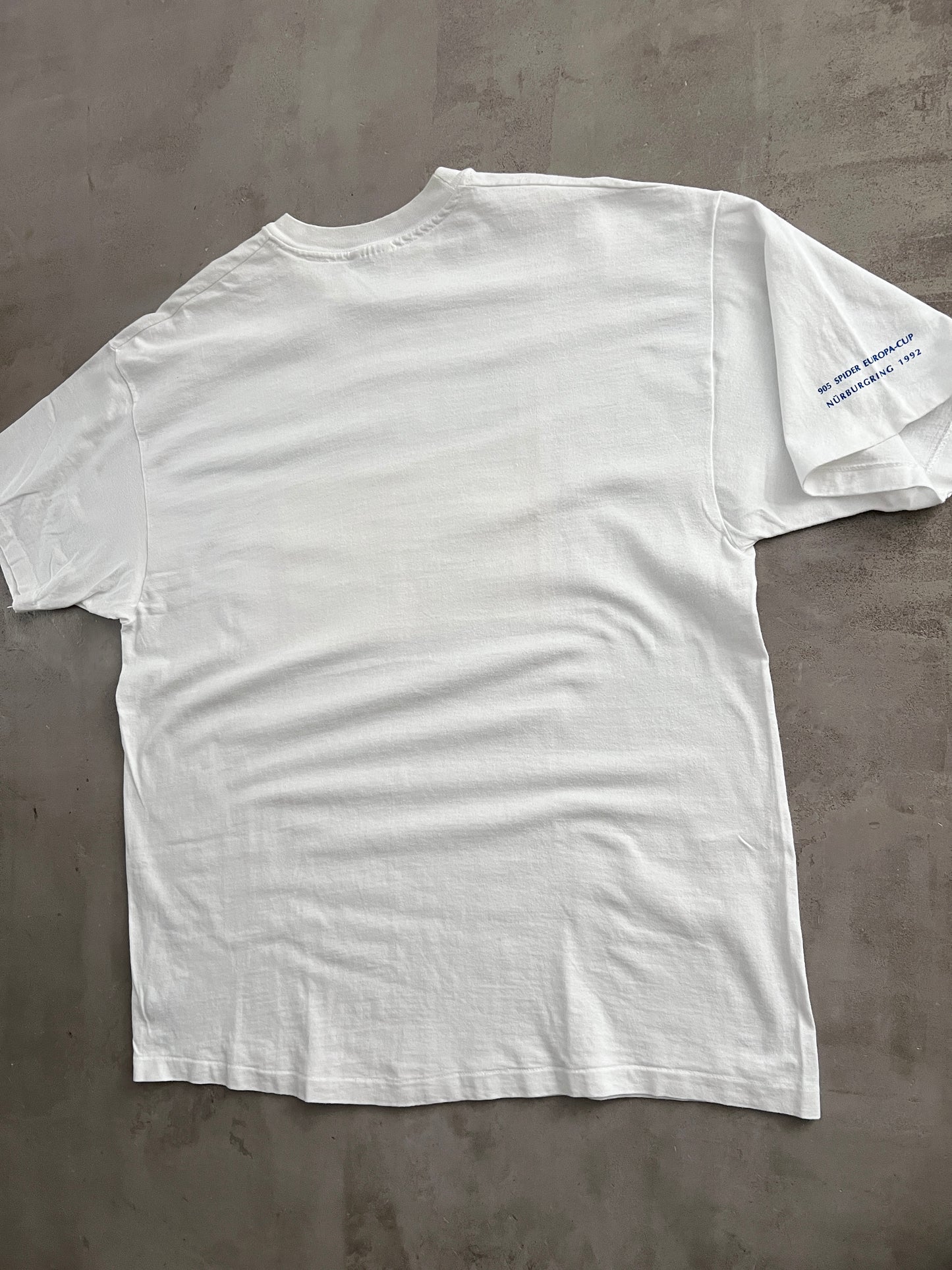 WHITE PEUGEOT RACING TEE - 1992 - XL