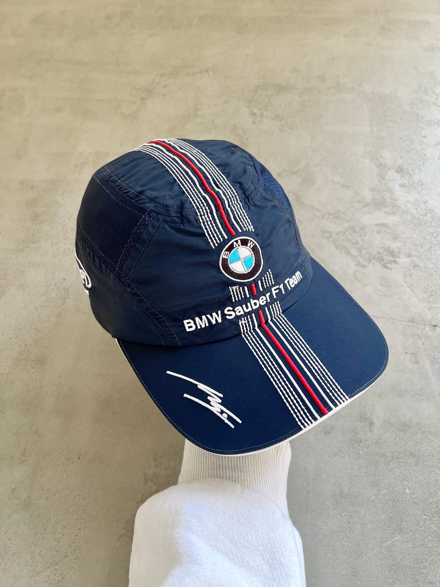 NAVY BMW RACING CAP - 2000S