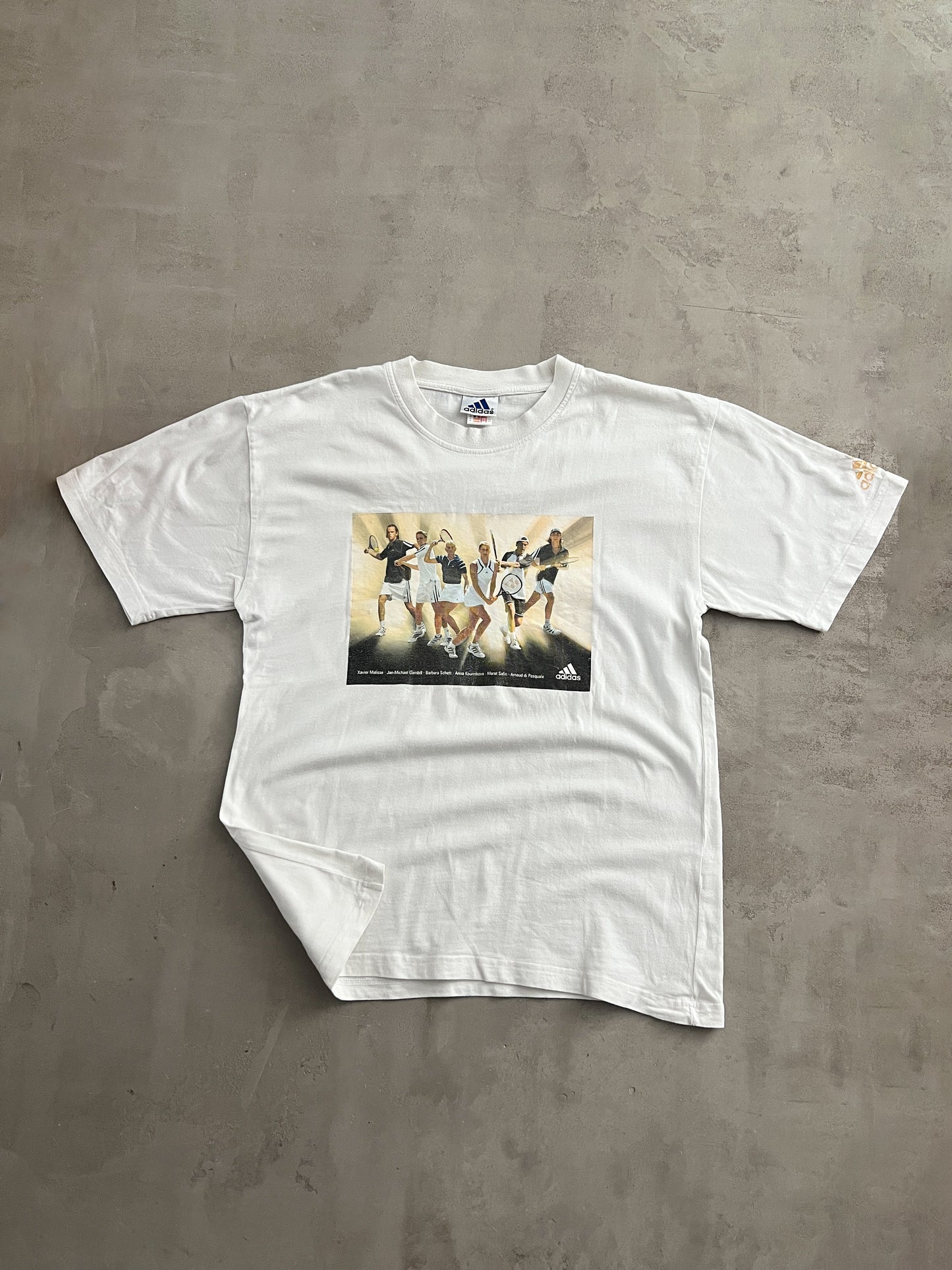 WHITE TENNIS TEE - 2000S - L