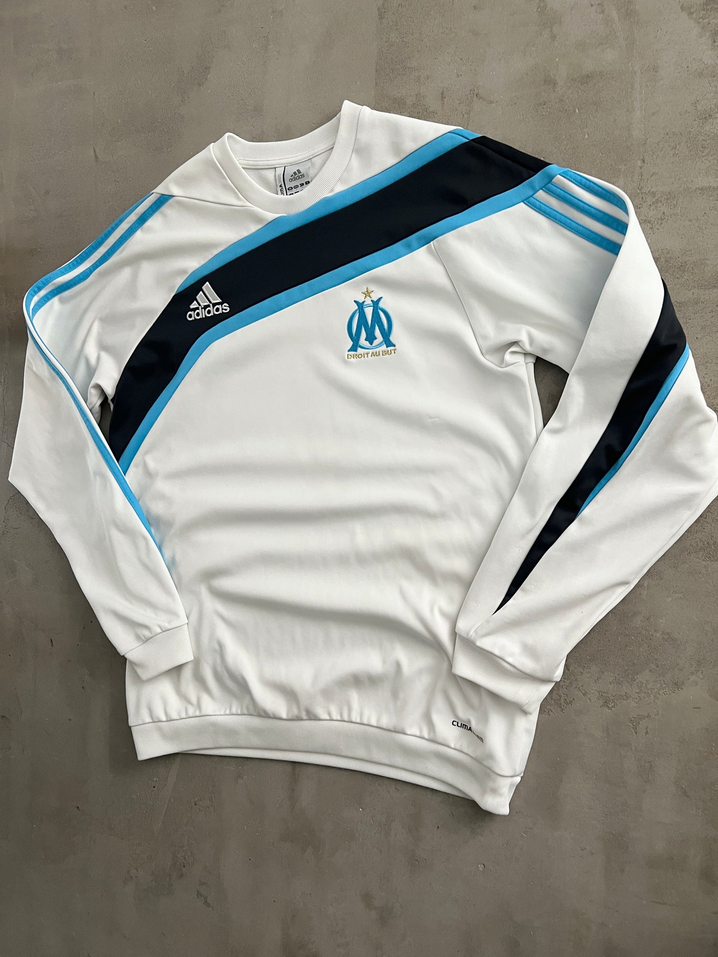WHITE MARSEILLE SWEATER - 2000S - M/L