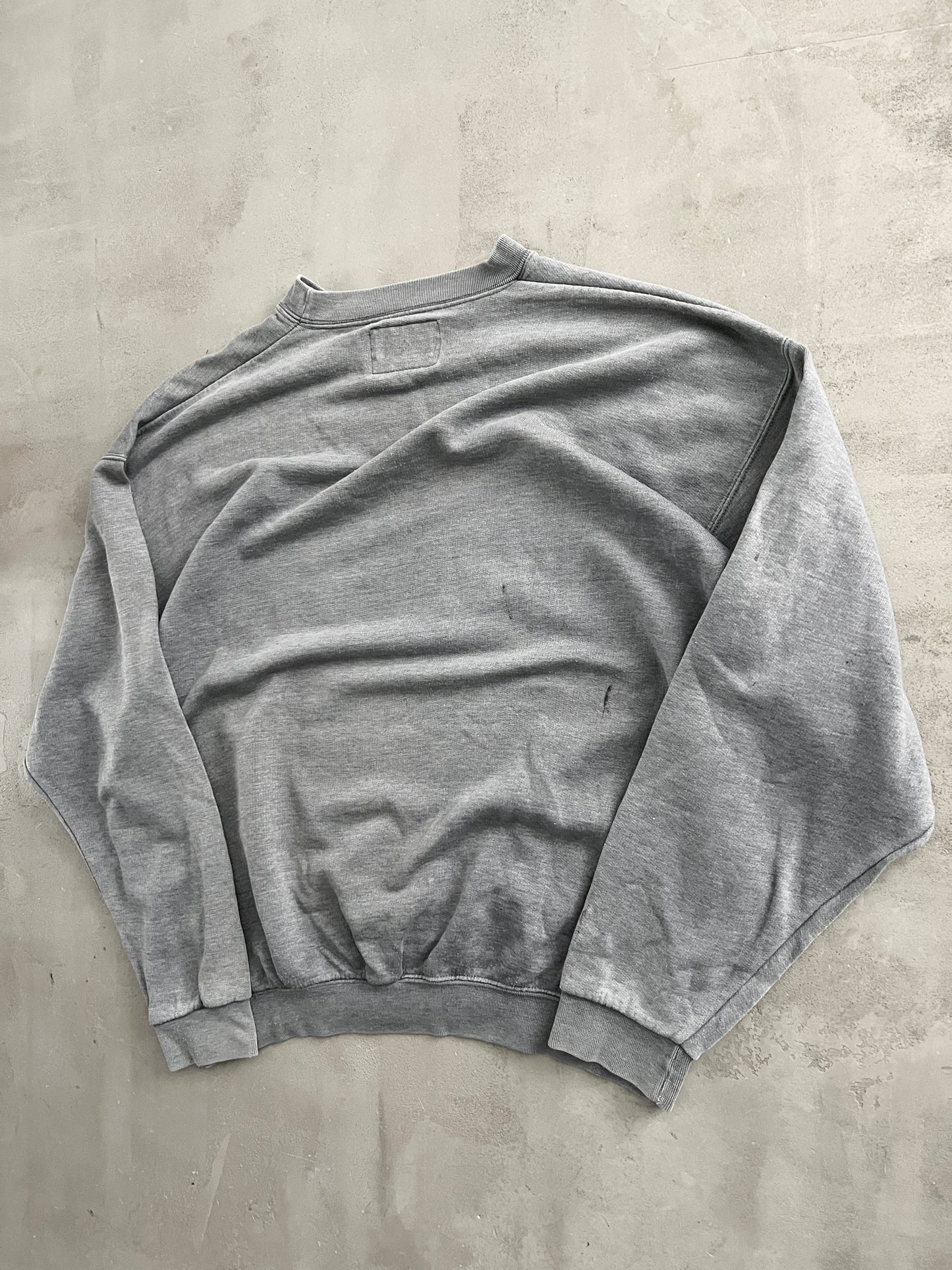 FADED GREY LEVI'S SWEATER - 1990S - M