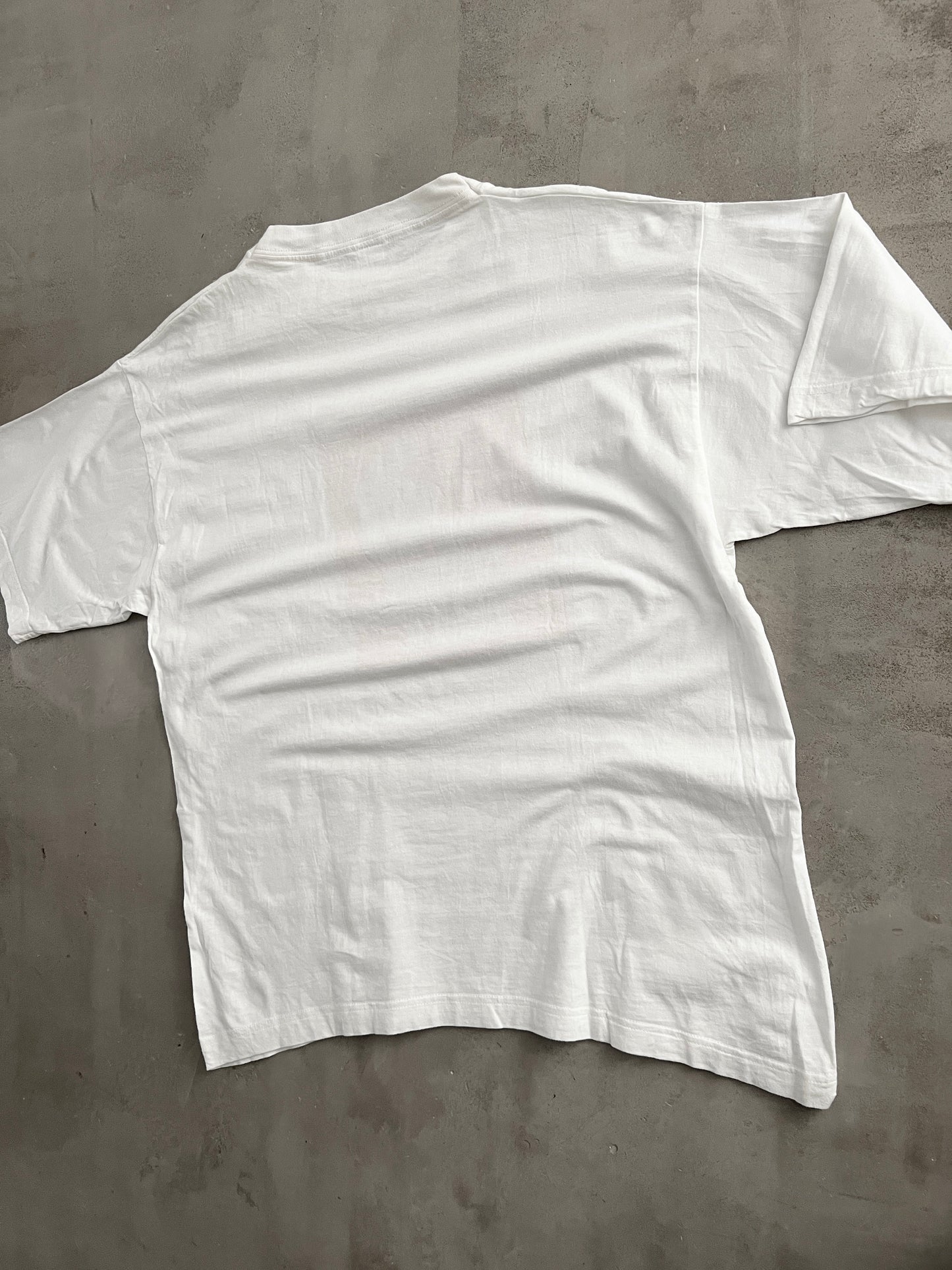 WHITE MOTOR BIKE SPAIN ART TEE - 1994 - L