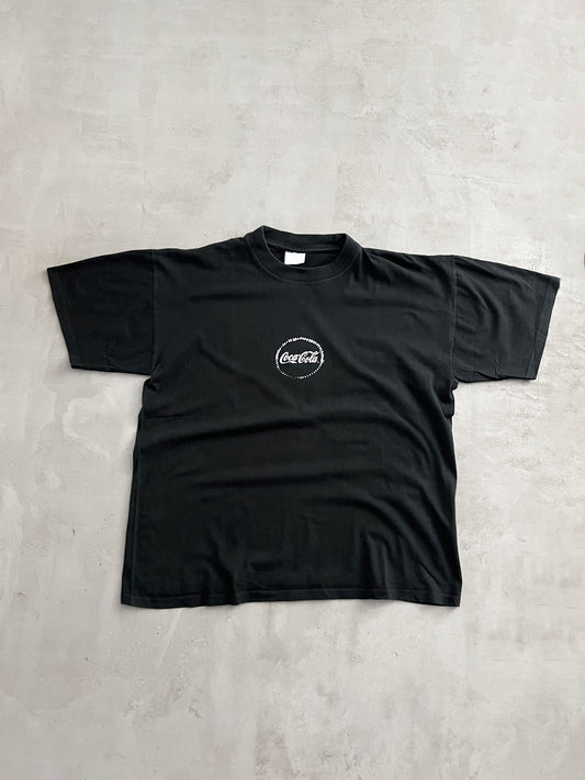 BLACK COCA COLA PROMO TEE - 2000S - L