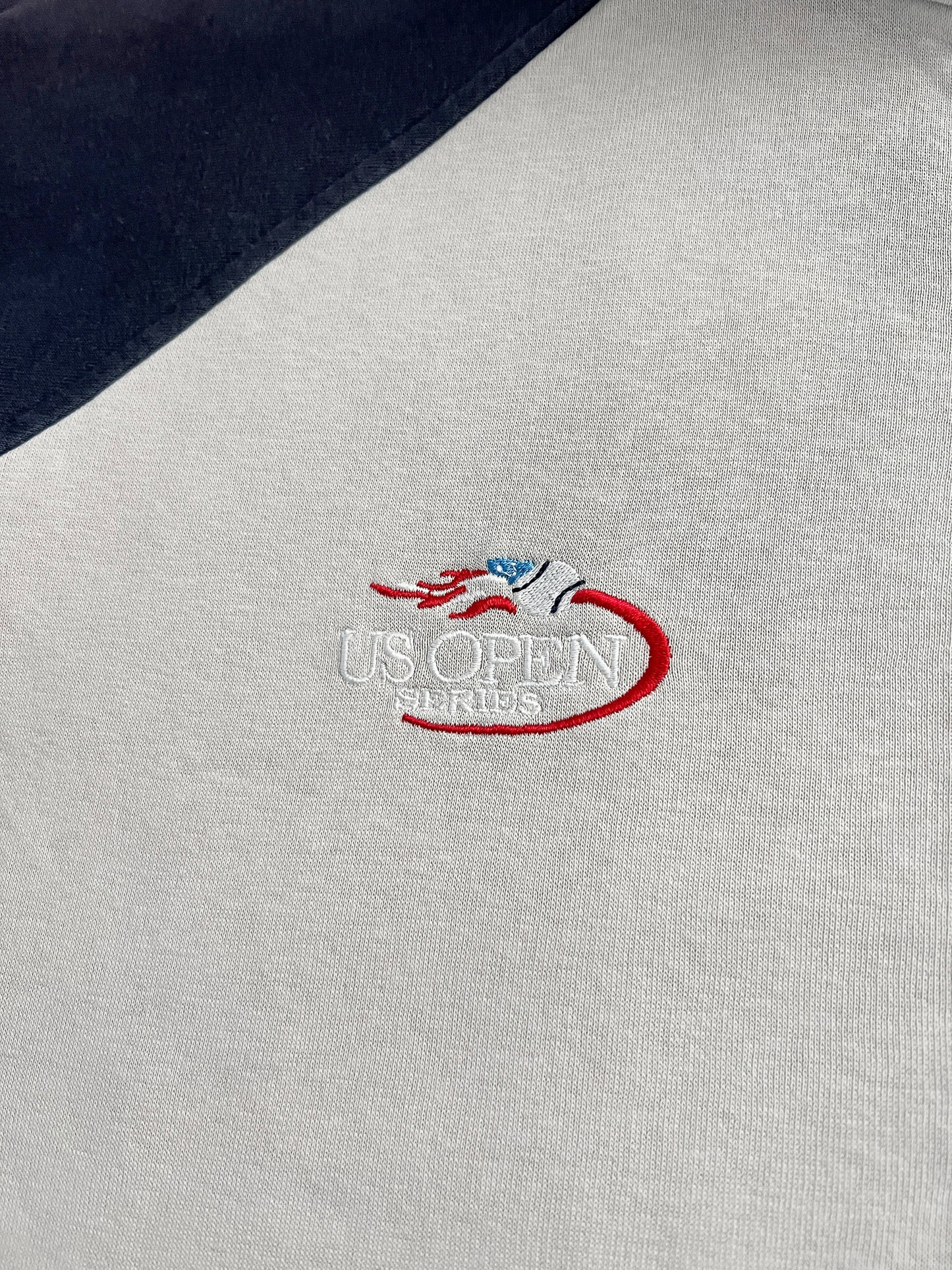 CREME/NAVY US OPEN POLO RALPH LAUREN JACKET - 2000S - S