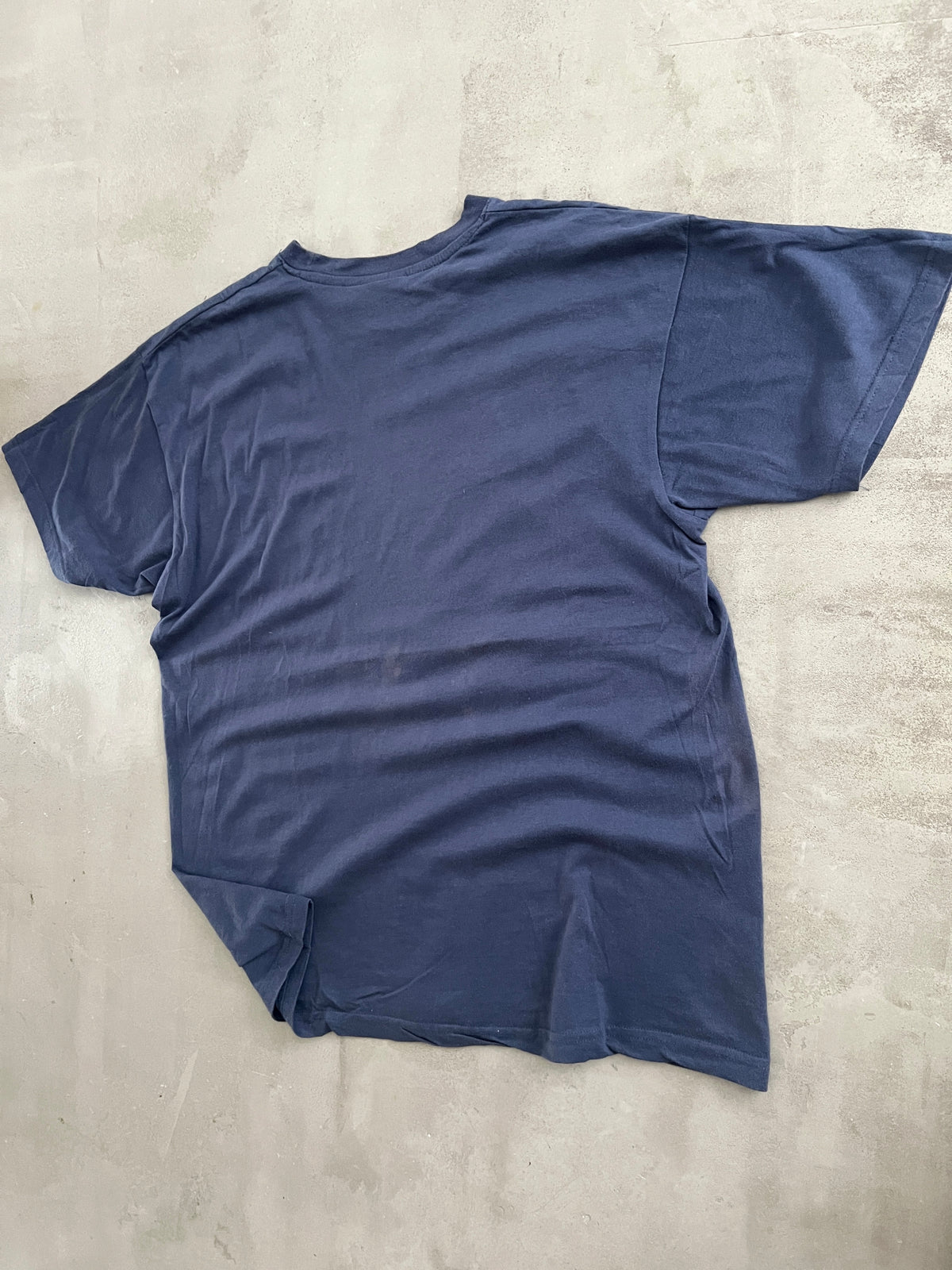 NAVY SMOKE TEE - 1990S - L/M