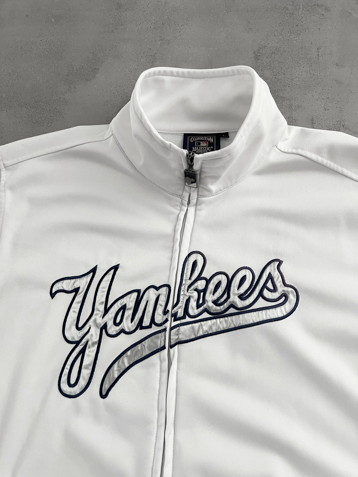 WHITE YANKEES JACKET - 2000S - L