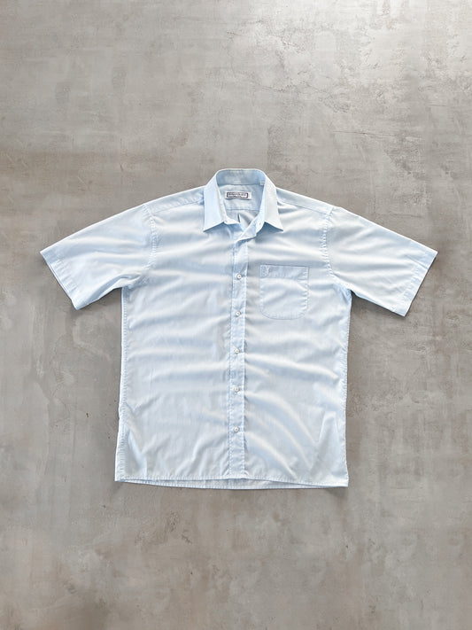 BABY BLUE YVES SAINT LAURENT SHIRT - 2000S - XL/L