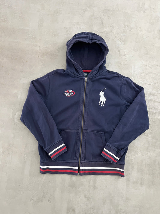 NAVY RALPH LAUREN US OPEN ZIP UP HOODIE - 2011 - L/XL