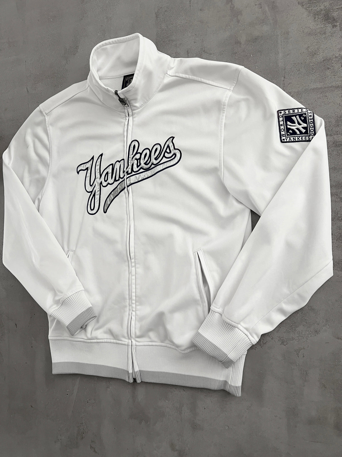 WHITE YANKEES JACKET - 2000S - L