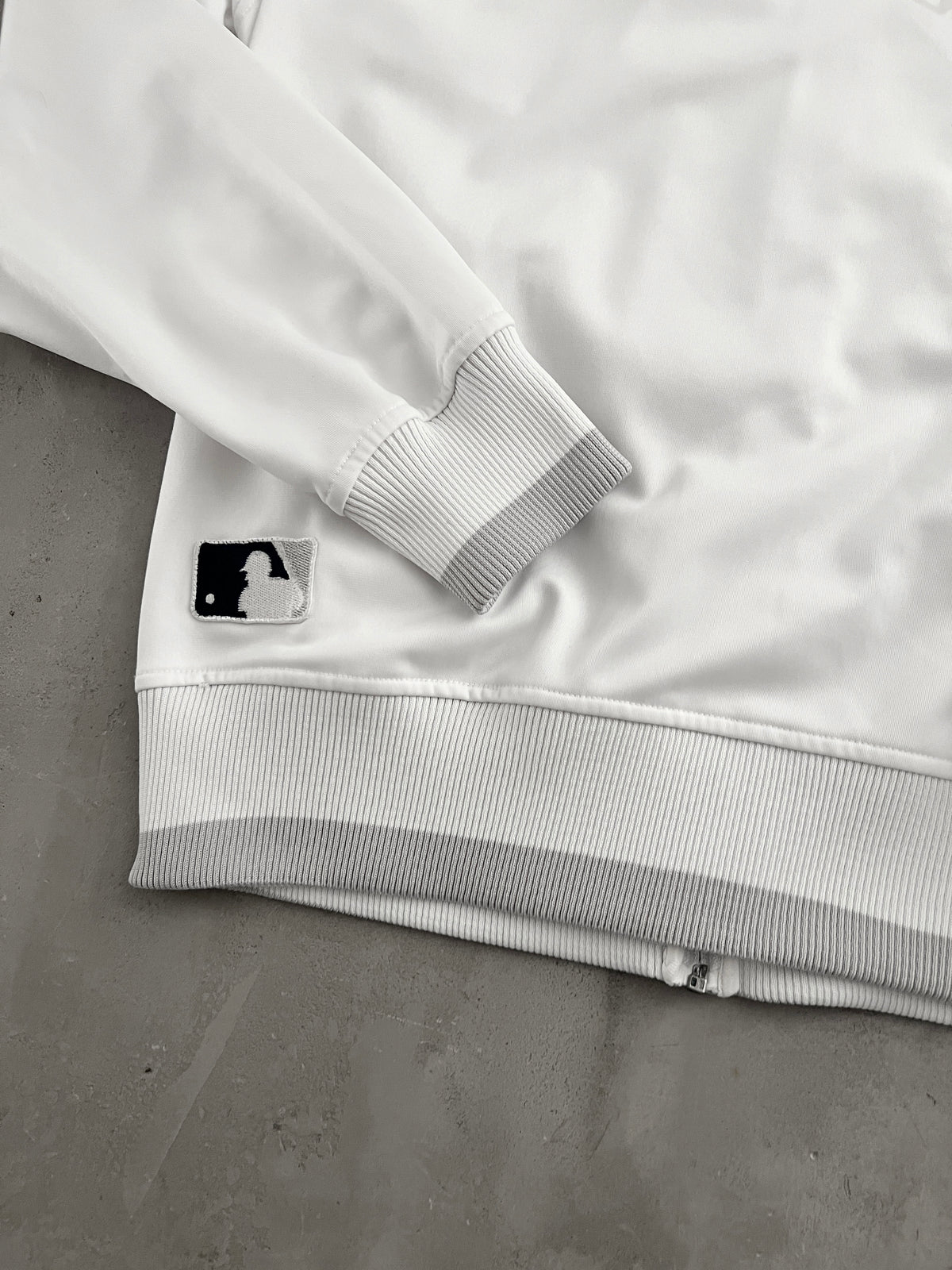 WHITE YANKEES JACKET - 2000S - L
