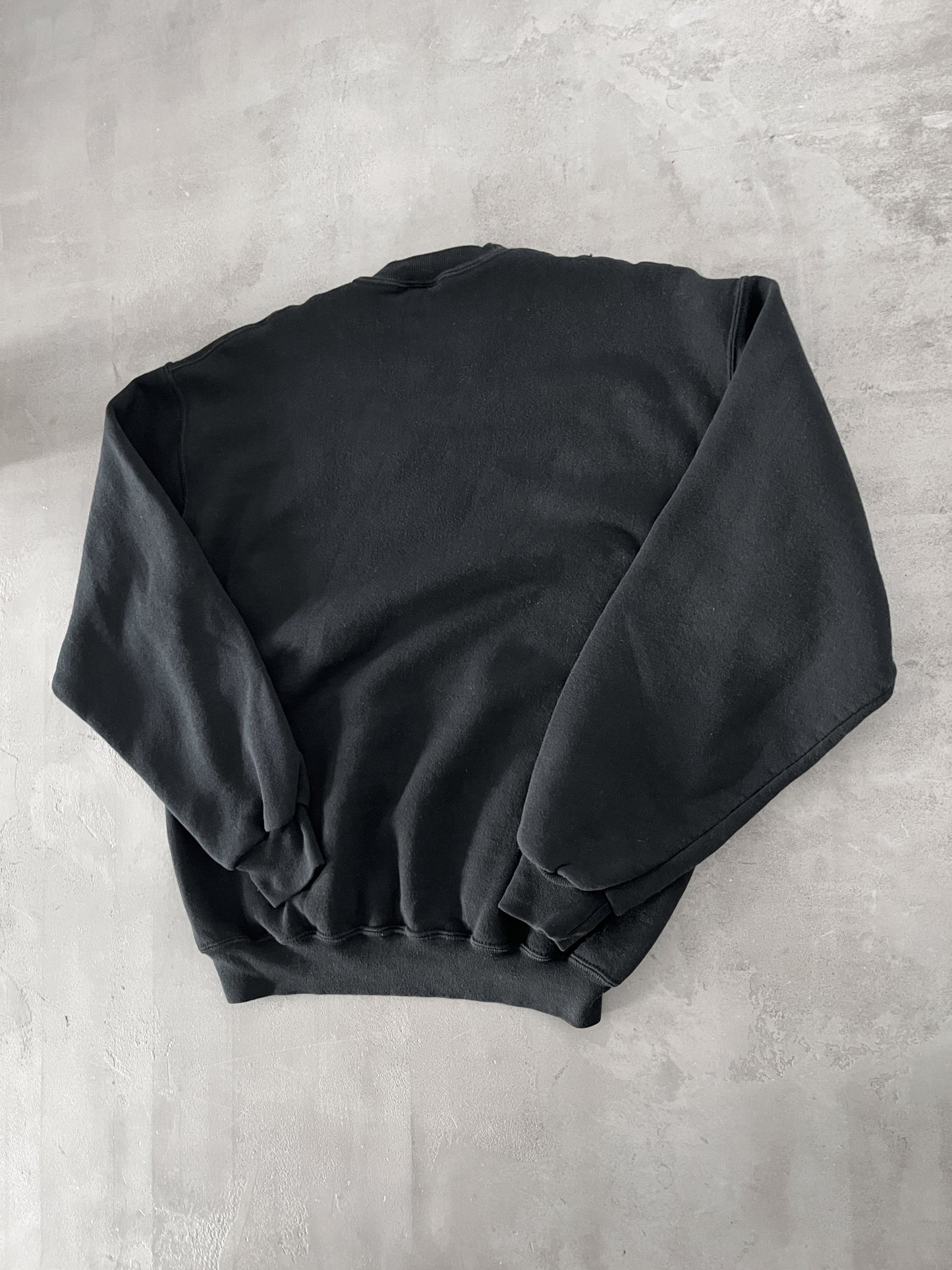 BLACK APPLE PROMO SWEATER - 1990S - S/M