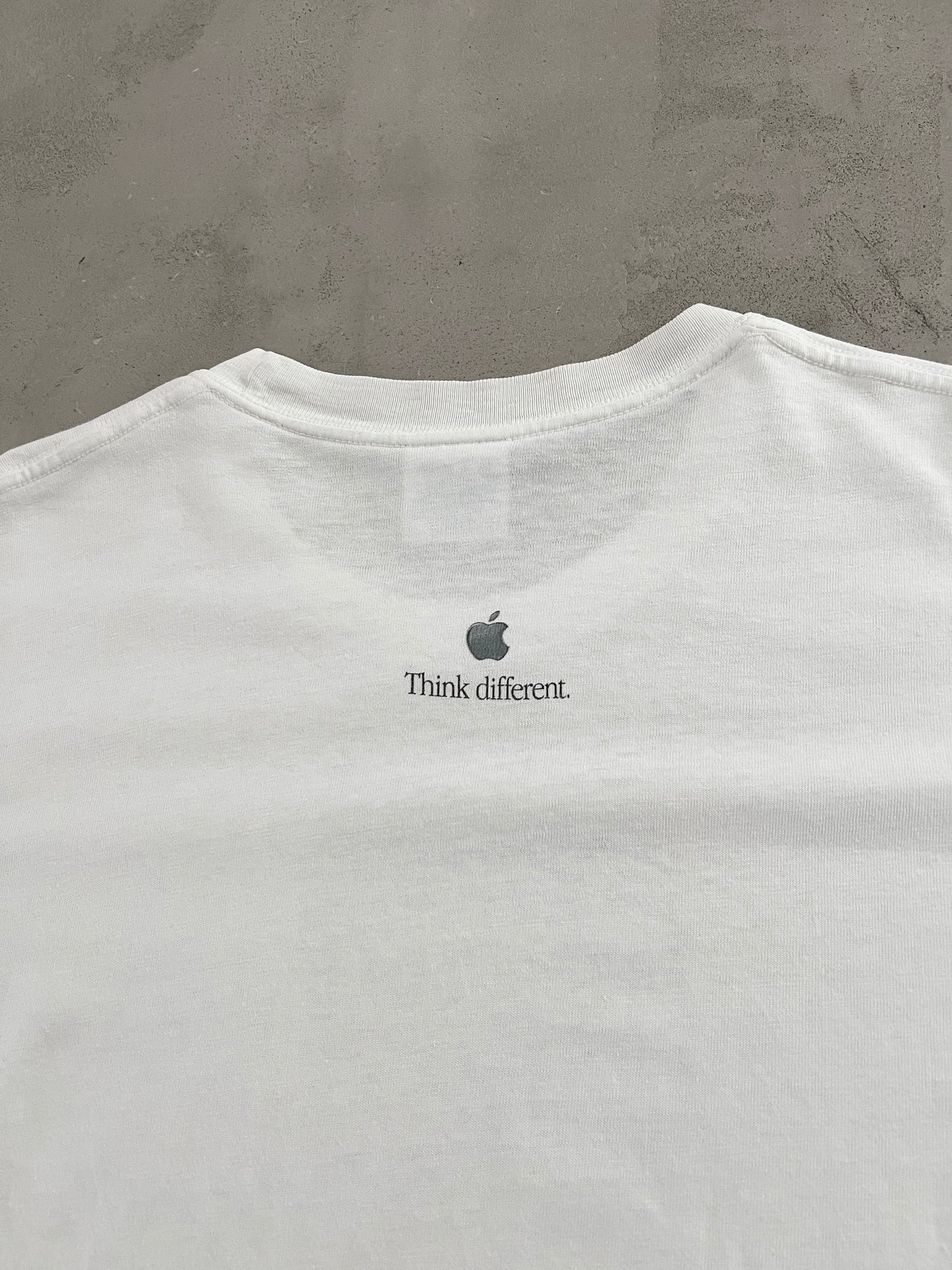 WHITE APPLE PROMO TEE - 2000S - L
