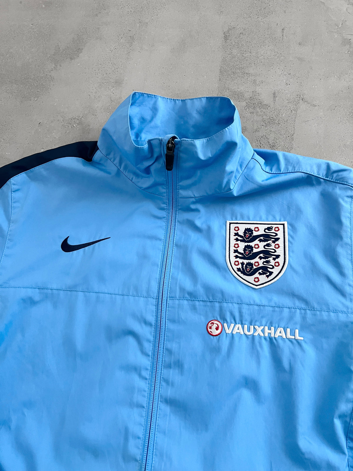 BABY BLUE ENGLAND NIKE JACKET - 2000S - M