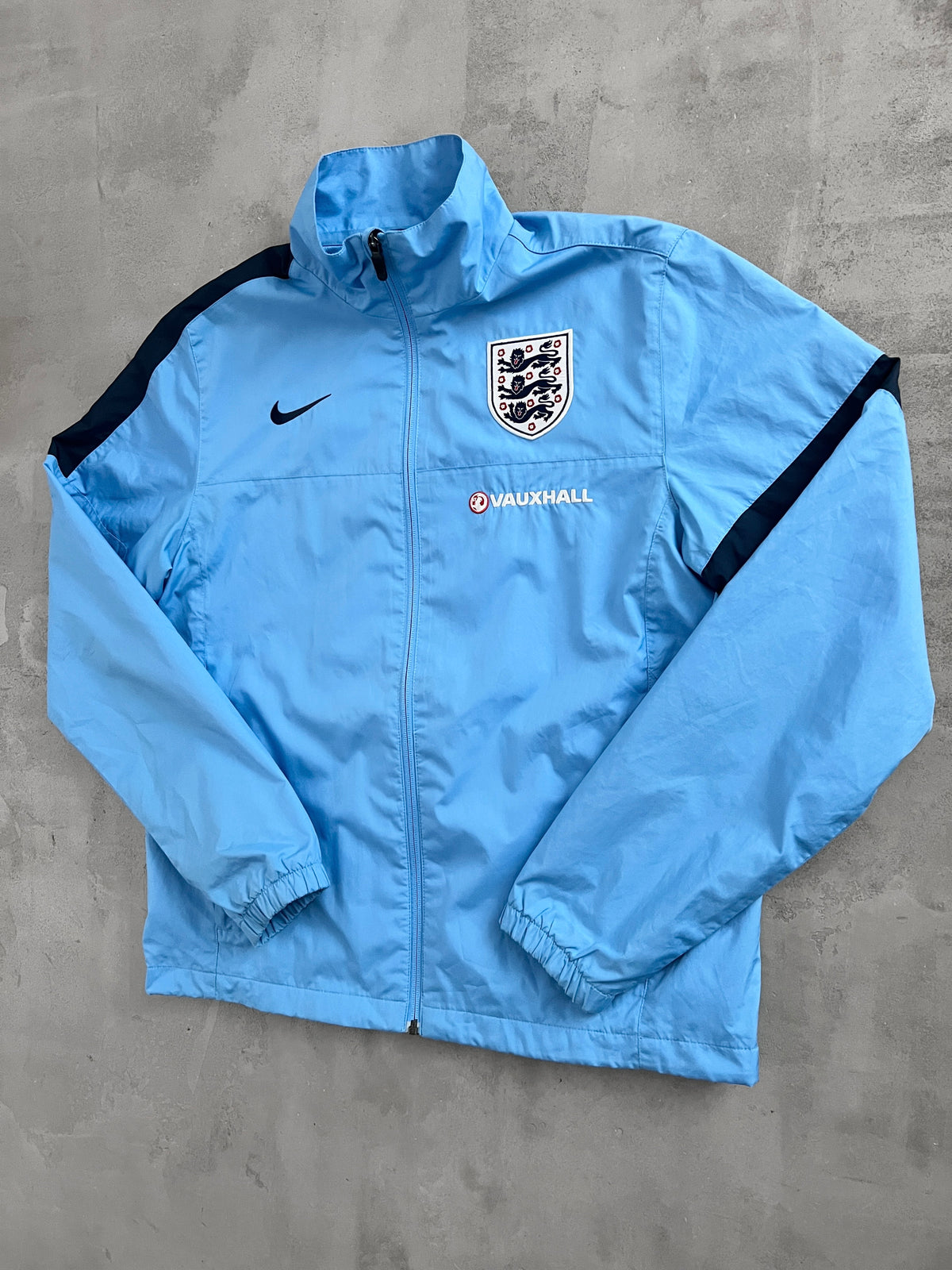 BABY BLUE ENGLAND NIKE JACKET - 2000S - M
