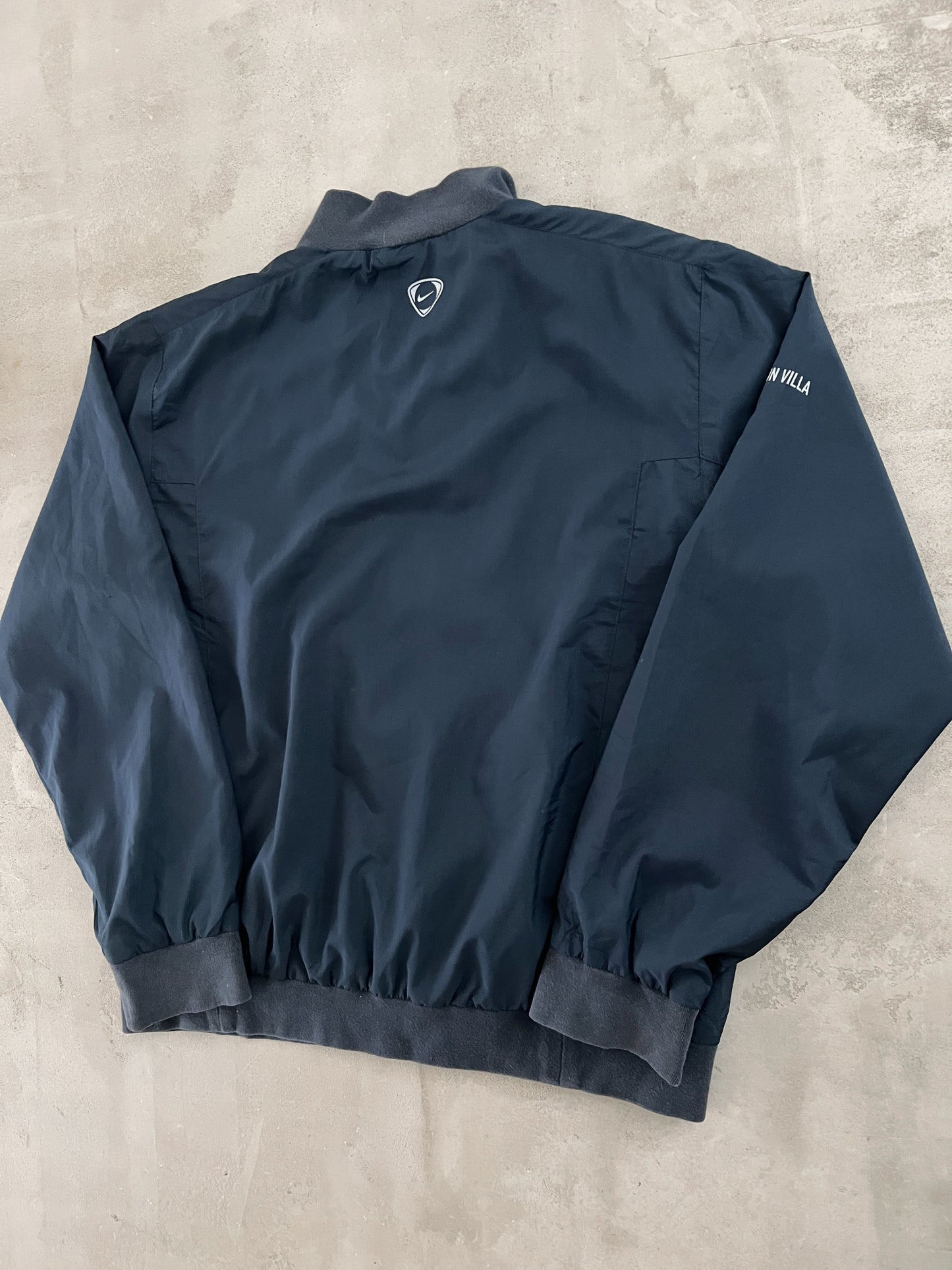 NAVY ASTON VILLA NIKE JACKET - 2000S - L
