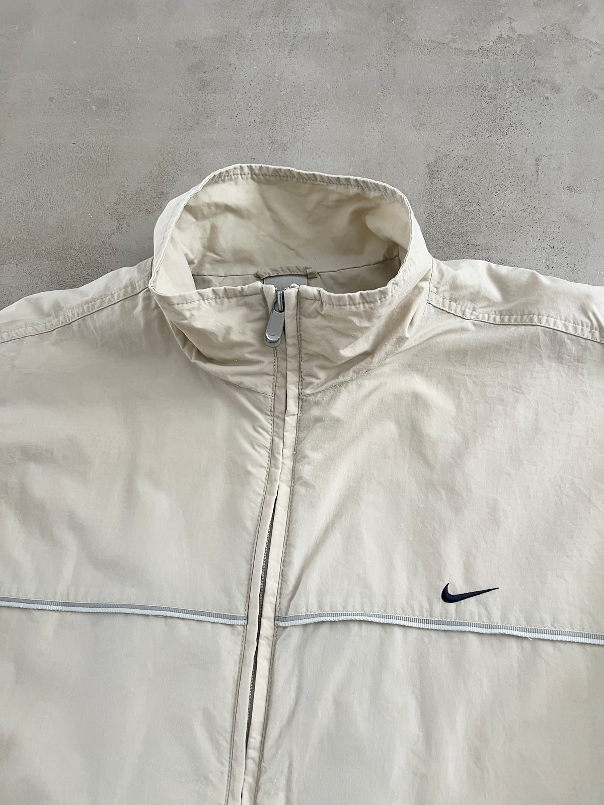 CREME NIKE TRACK JACKET - 2000S - XL
