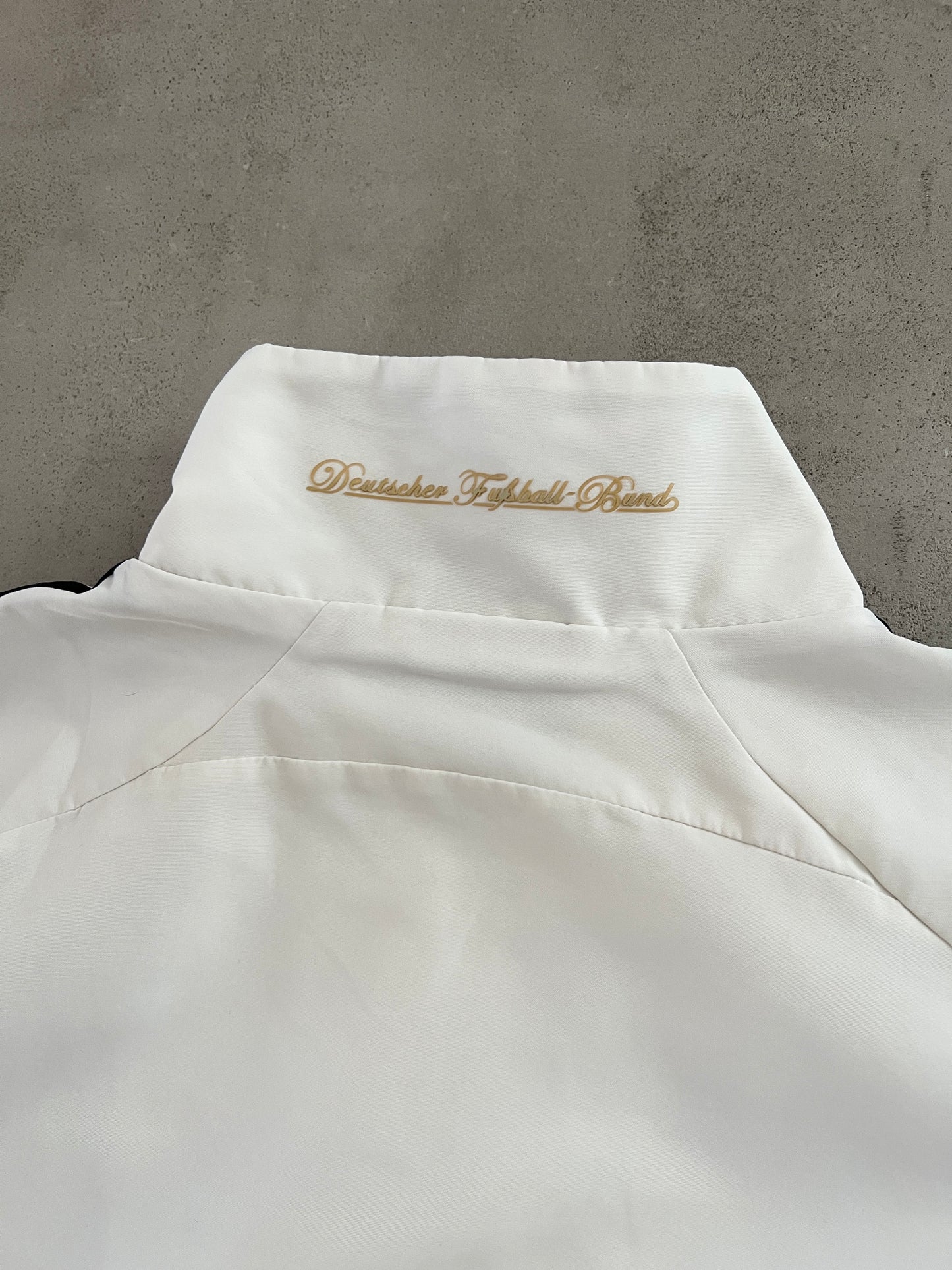 WHITE GERMANY ADIDAS JACKET - 2000S - L/XL