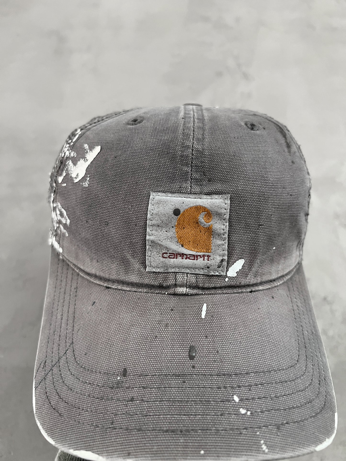 GREY DISTRESSED CARHARTT CAP - 2000S