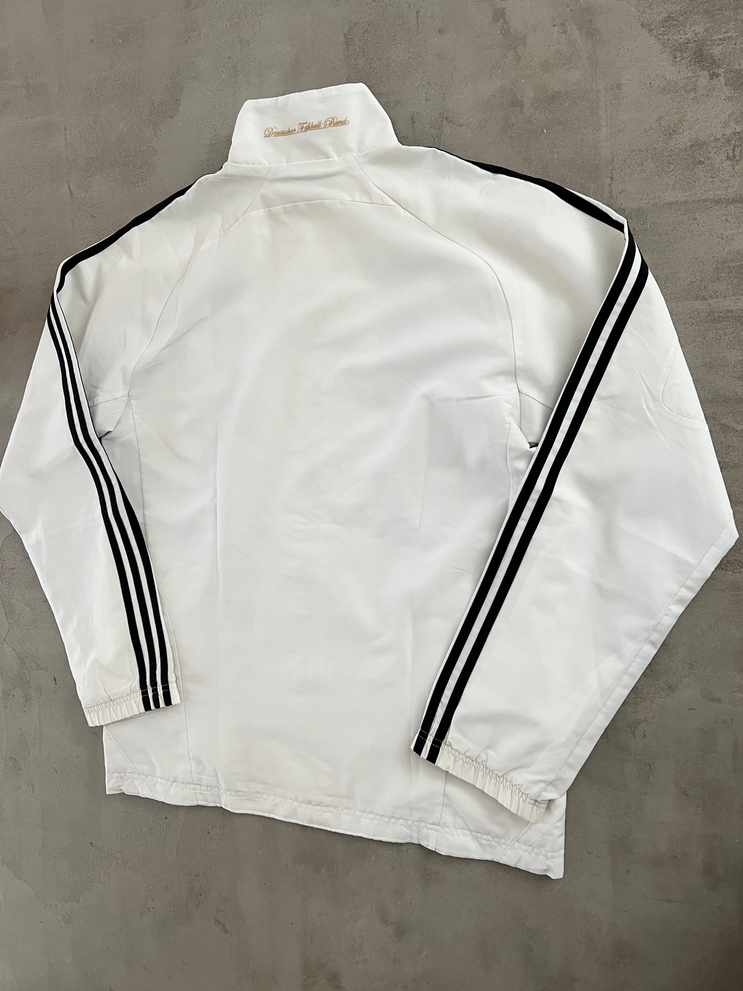 WHITE GERMANY ADIDAS JACKET - 2000S - L/XL