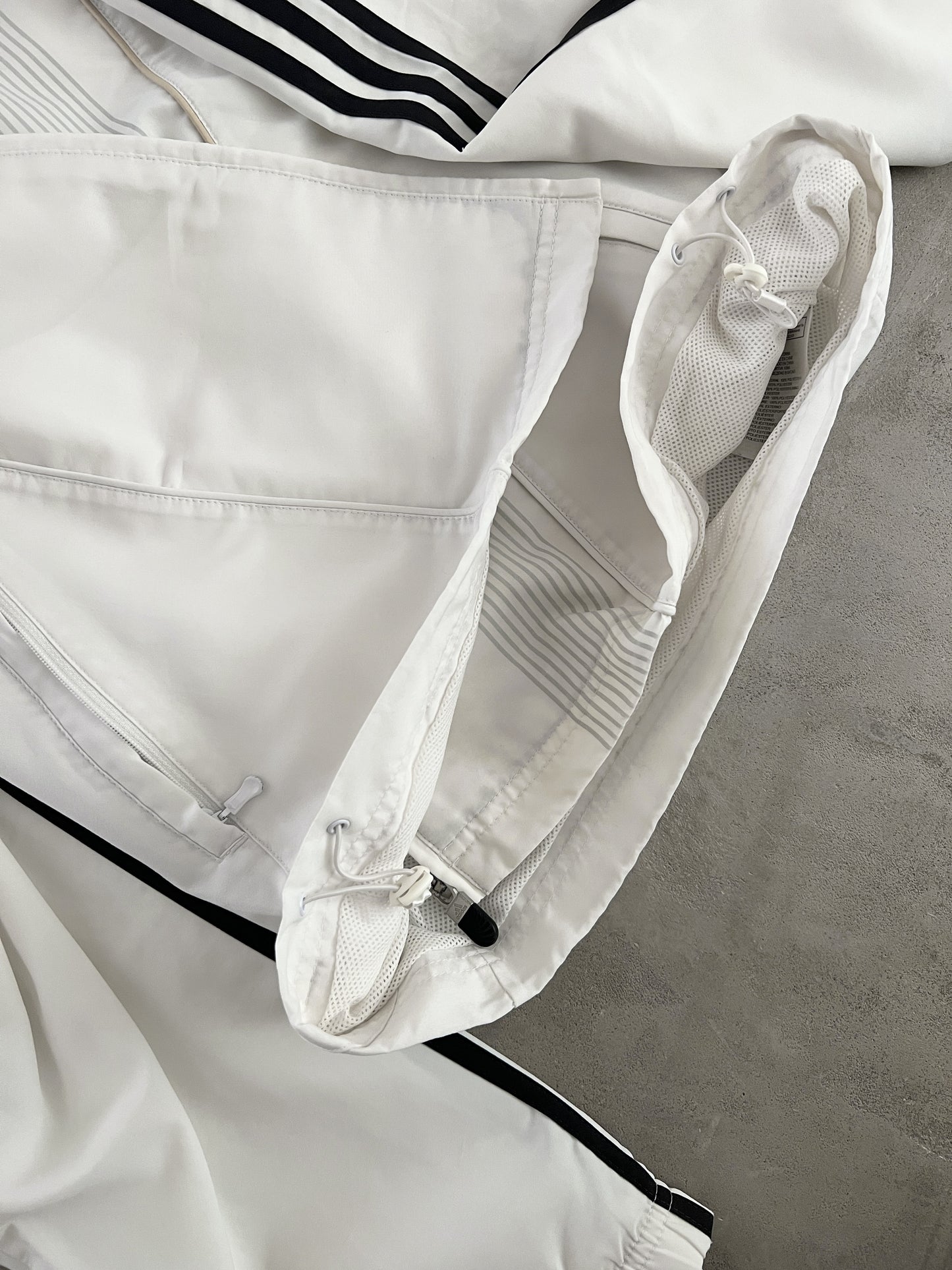 WHITE GERMANY ADIDAS JACKET - 2000S - L/XL