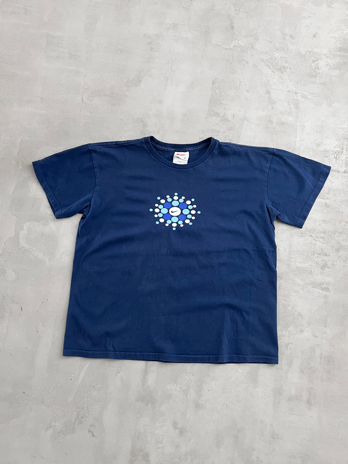 NAVY NIKE TEE - 1990S - S