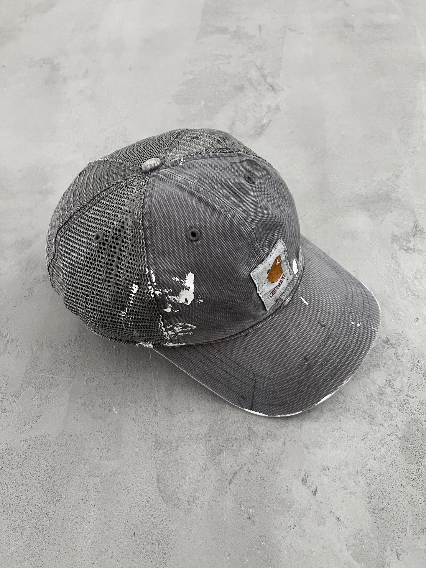 GREY DISTRESSED CARHARTT CAP - 2000S