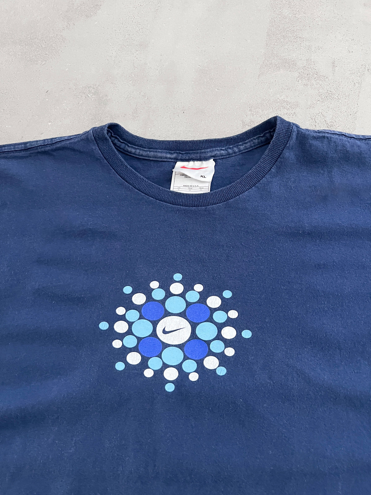 NAVY NIKE TEE - 1990S - S