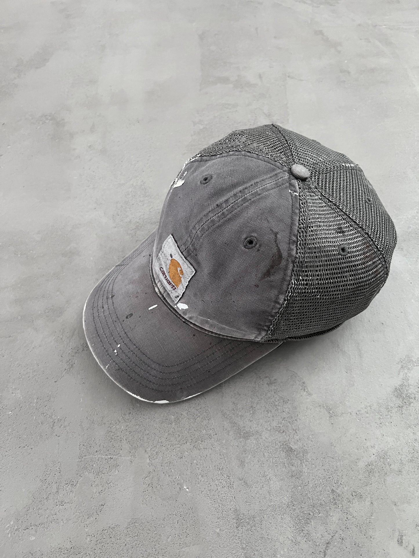 GREY DISTRESSED CARHARTT CAP - 2000S