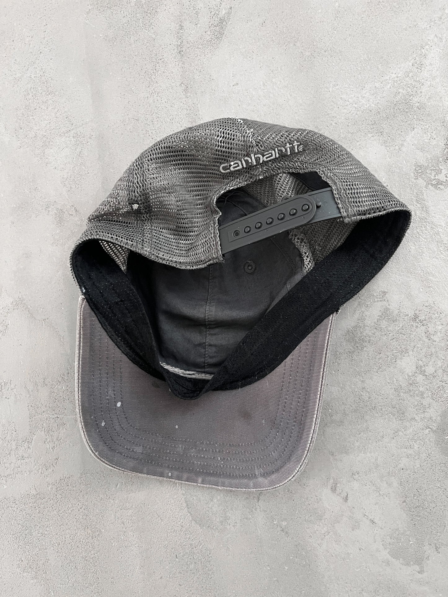 GREY DISTRESSED CARHARTT CAP - 2000S