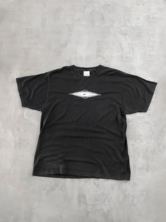 BLACK NIKE TEE - 1990S - XL