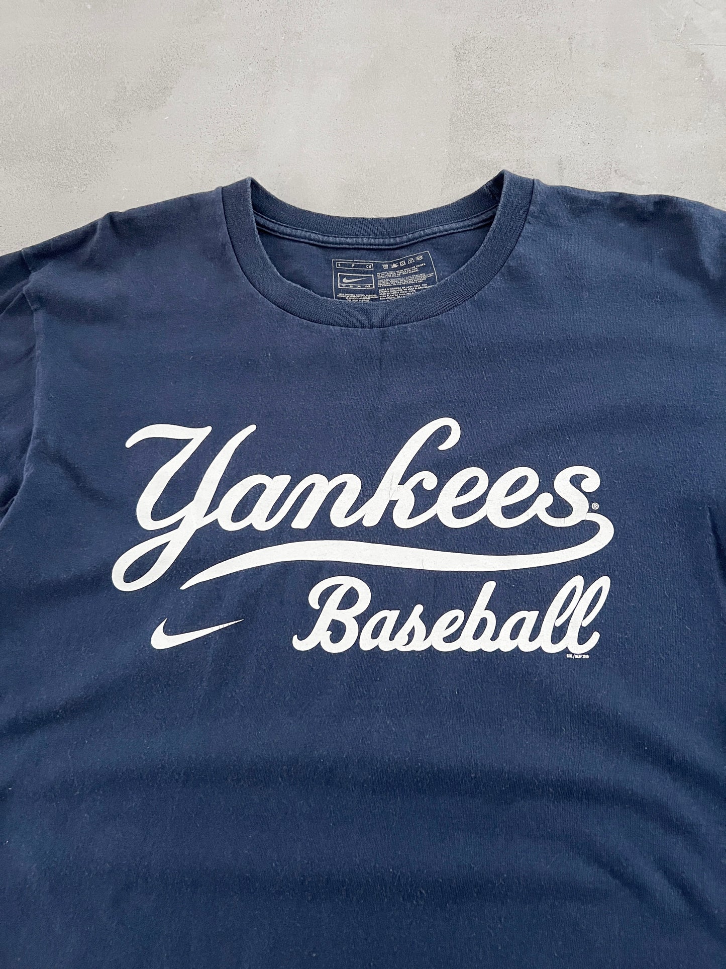 NAVY YANKEES NIKE LONGSLEEVE - 2000S - S