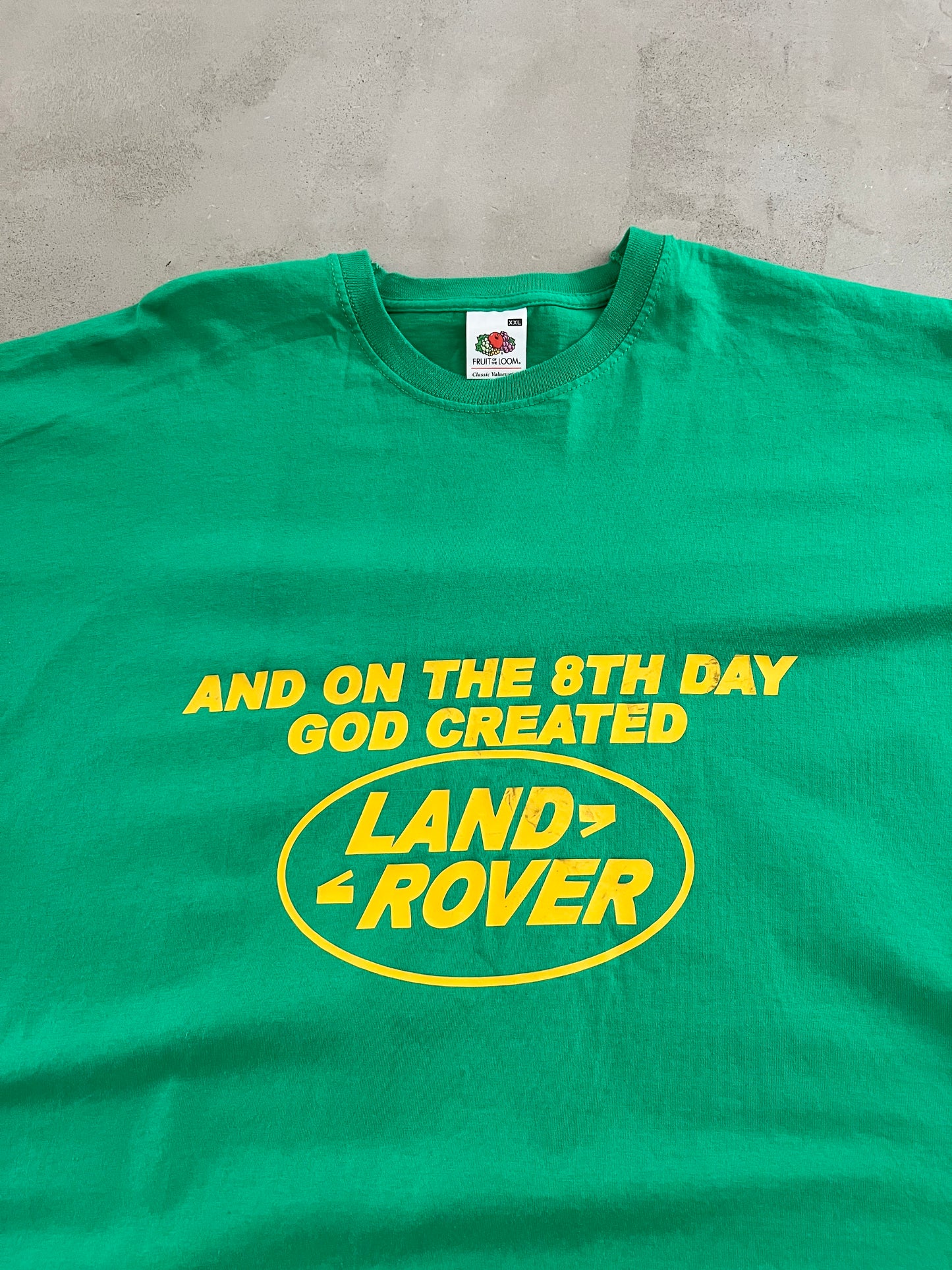 GREEN LAND ROVER TEE - 2000S - XL