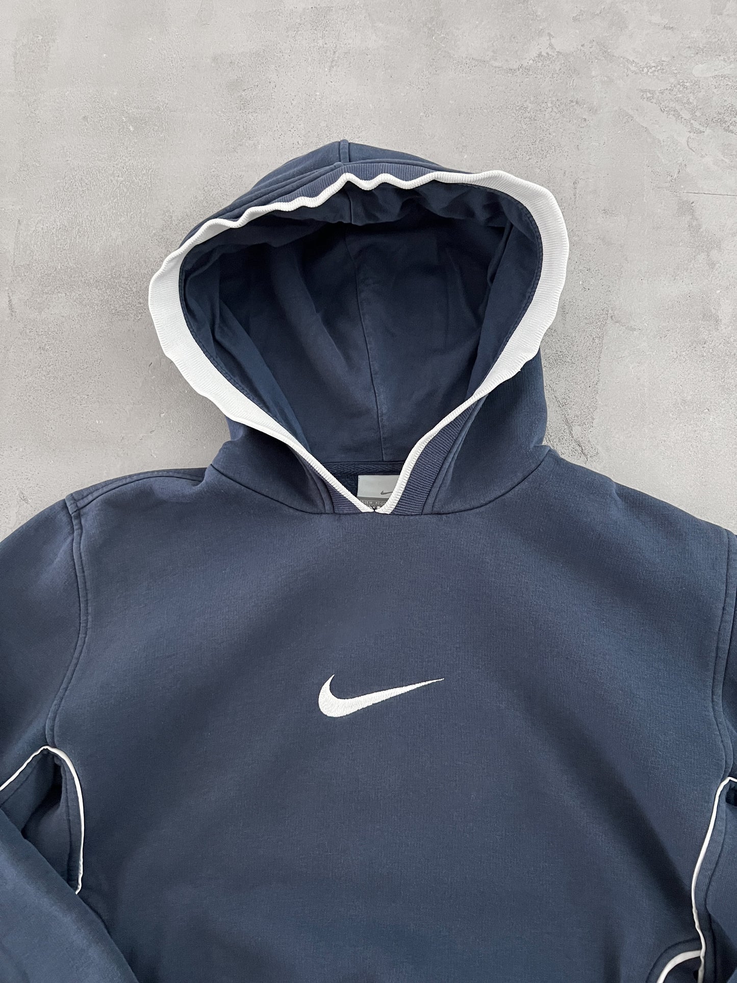 NAVY NIKE HOODIE - 2000S - S
