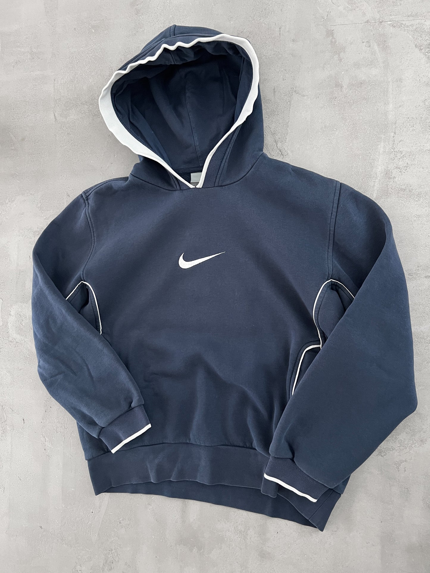 NAVY NIKE HOODIE - 2000S - S
