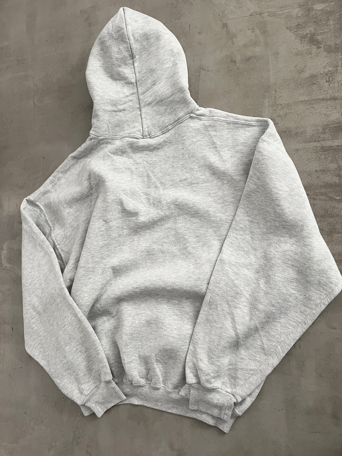 GREY RUSSELL FOOTBALL HOODIE - 1990S - XL